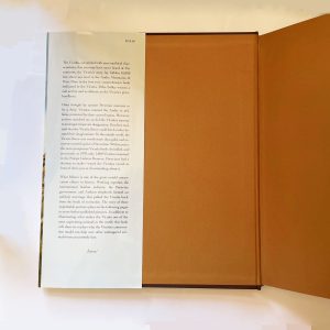 A book jacket has a trimmed edge at the top and bottom. It is standard, if you wish a dust jacket. Nice for custom books.
