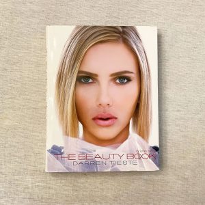 The Beauty Book by Darren Tieste. Scarlett Johansson is on the cover.