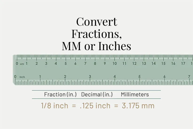 Convert 3/8 of an Inch to Millimeters 