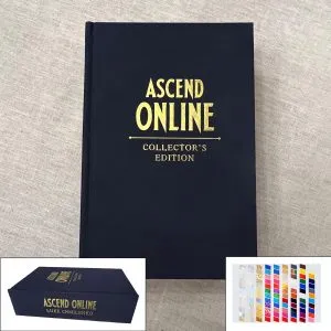 Foil Stamping or blind stamping are options for custom books