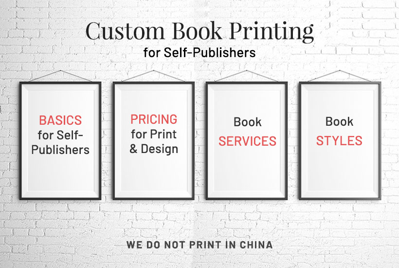 Custom book printing done in Asia for self-publishers worldwide. We do not print in China.
