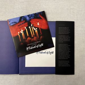 Booklet from a pocket on the inside back cover.