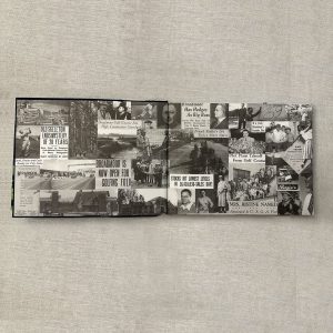 Endpapers with photos
