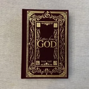 Foil stamping example on cloth.